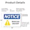 Signmission Main Gas Shutoff OSHA Notice Sign, Plastic, 14in W x 10in L, 2PK OS-2PACK-NS-P-1014-L-15916 - alternate 4